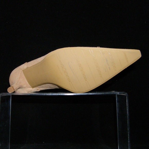 Stuart Weitzman suede pointy tassel loafer heel 6M - Picture 2 of 8